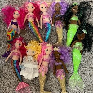 Vibrant Mermaid Doll Collection